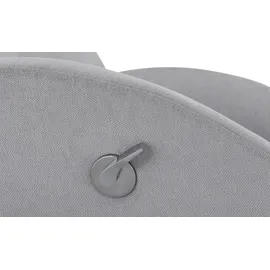 Sofa.de Fernsehsessel Globe Mikrofaser 79 x 111 x 84 cm Grau drehbar