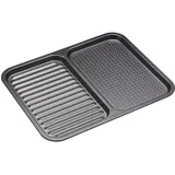 KitchenCraft MasterClass Backblech mit 2 Fächern 39 x 31 cm