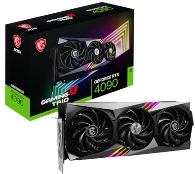 MSI GeForce RTX 4090 Gaming X Trio 24GB GDDR6X Gaming Grafikkarte 3xDP/HDMI