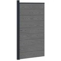vidaXL Zaunlatte 1 x 1 x 1 m Grau/Aluminium