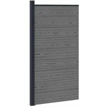 vidaXL Zaunlatte 1 x 1 x 1 m Grau/Aluminium