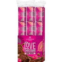 Niederegger Minischokolade We Love Chocolate, Pink Berry, 60 Stück, 750g (15x 50g)