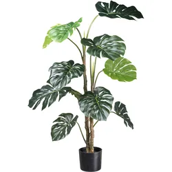 CREATIV green Künstliche Pflanze Splitphilodendron 140cm im Topf