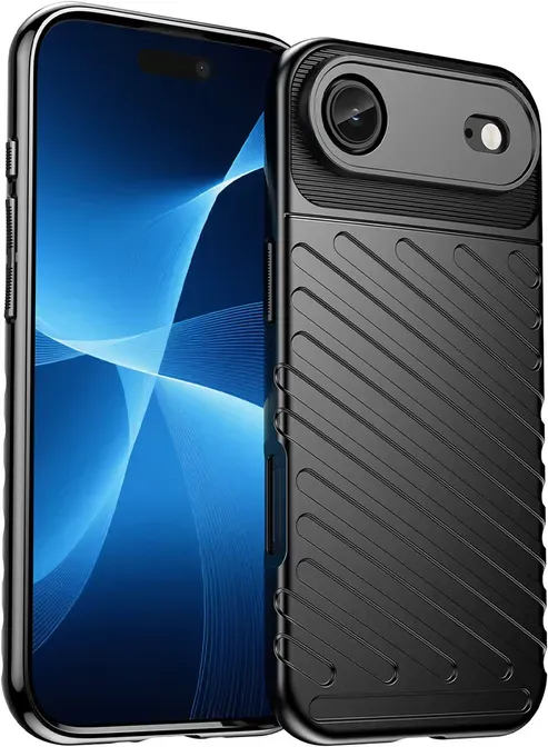 Thunder Hülle für iPhone 17 Air – Schwarz