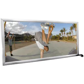 Europalms Reklamewand, beleuchtet, aluminium, 1x2m