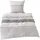 Traumschlaf Hamburg Gestreift Grau 200 x 200 cm + 2 x 80 x 80 cm