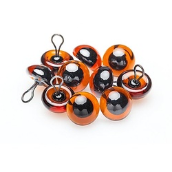 Hochwertige Glasaugen, 10 mm, 10 Stück