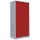 Lüllmann Aktenschrank 92,5 x 60,0 x 195,0 cm feuerrot, lichtgrau