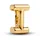 Pandora Buchstabe I Silber 763955C00