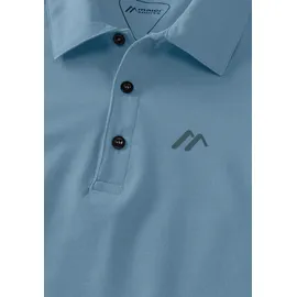 Maier Sports Long Pique Polo M Herren Poloshirt, pflegeleichtes Langarmshirt, Sportlicher Schnitt