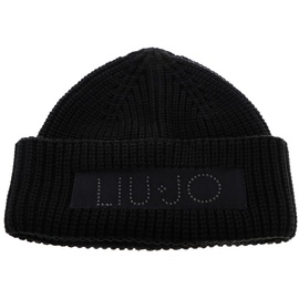 Liu•Jo LIU JO Cuffia Bicolor Logo Hat Nero