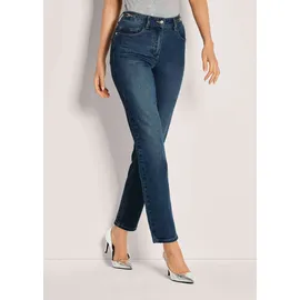 Madeleine Lange Slim Fit Stretch-Jeans in darkblue | Gr.: 48