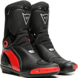 Dainese Sport Master Gore-Tex wasserdichte Motorradstiefel, schwarz-rot, Größe 46 für Männer