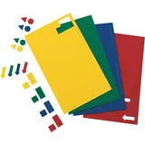 Maul Magnetsymbole Rechteck, 56 St./Btl.,