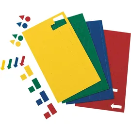 Maul Magnetsymbole Rechteck, 56 St./Btl.,