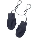 Hessnatur Fäustlinge aus reiner Bio-Merinowolle (2-St) blau 62/68