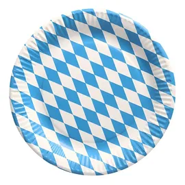 Papstar Pappteller rund Durchmesser 23 cm 50 St. Bayrisch Blau