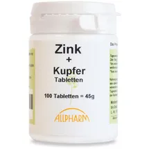 Allpharm ZINK TABLETTEN