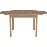Forte Esstisch "Attention", braun (rivera eiche, rivera eiche, rivera eiche), B:130cm H:78,1cm T:130cm, Tische, Esstisch, rund, ausziehbar, Einlegeplatte innenliegend