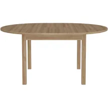 Forte Esstisch "Attention", braun (rivera eiche, rivera eiche, rivera eiche), B:130cm H:78,1cm T:130cm, Tische, Esstisch, rund, ausziehbar, Einlegeplatte innenliegend