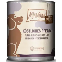 Hunde - Nassfutter MJAMJAM Dog Adult Pferd pur, 800 g