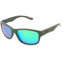 O'Neill ONS 9029 2.0 Unisex-Sonnenbrille Vollrand Quadratisch Kunststoff-Gestell, grün