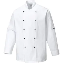 PORTWEST C834 - Chaqueta Somerset Chef, color Blanco, talla XXSmall