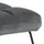 VCM Cocktailsessel Alba Samt 62 x 90 x 86 cm Grau