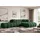 altdecor Ecksofa, Ottomane rechts, OLEA-L2 - 289x176x71 cm Grün