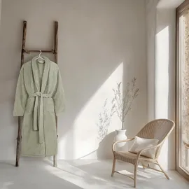 HIP Bathrobe uni - Grün XL