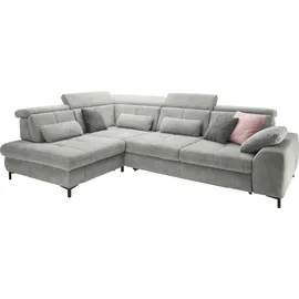 Set One by Musterring Eckcouch Polyester 3-Sitzer Grau