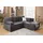 Home Affaire Eckcouch Mikrofaser 3-Sitzer Grau