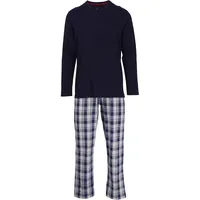Bugatti Pyjama Genua in blau-dunkel-Karo | Gr.: 50