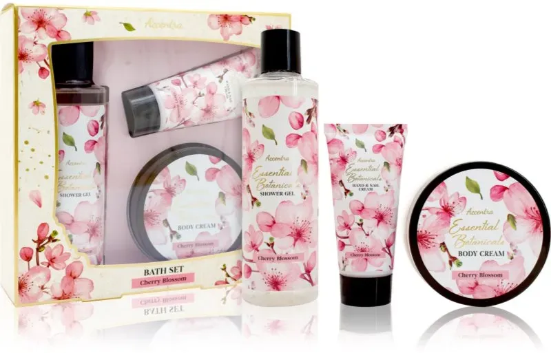 Accentra Essential Botanicals Bath Set Geschenkset für das Bad 3 St.