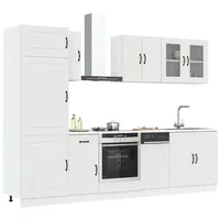 VidaXL Küchenschrank-Set Kalmar 8-tlg. Weiß
