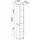 Burgbad Lin20 Hochschrank 40 x 34,5 x 200 cm Eisblau Matt/Anthrazitgrau Metall