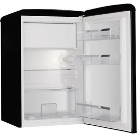 Amica KS 15614 S Retro-Kühlschrank (108 l, 860 mm hoch, Schwarz)