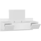 Skye Decor Zakkum- Schwebende Schminktoilette Mit Wandspiegel - Weiß,