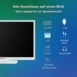 Telefunken XH24VP550M-W 24" LED HD-Ready Smart TV weiß