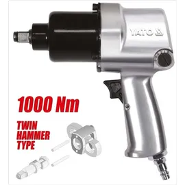 Yato Druckluft-Schlagschrauber 1/2" 1000 Nm 6000 min−1 YT-09528