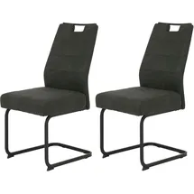 MID.YOU Schwingstuhl-Set Kerstin Anthrazit 2er-Set