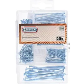 Connex Nägel-Sortiment 200-teilig