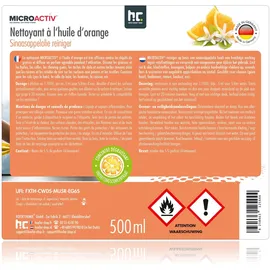 microactiv® Orangenöl Reiniger Konzentrat 4x 500 ml