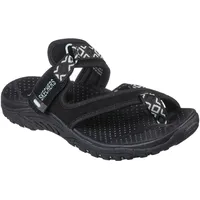 Skechers Damen Reggae-Trailway Flipflop, Schwarz, 42 EU - 42 EU
