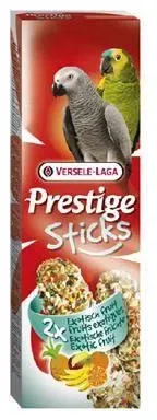 VERSELE LAGA Prestige Sticks Papageien Exotische Früchte 140g - Fläschchen mit exotischen Früchten für große Papageien (Rabatt für Stammkunden 3%)