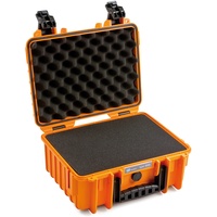 B&W International Outdoor Case Type 3000 orange + Schaumstoff