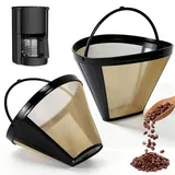 2er Wiederverwendbare Kaffeefilter Nr.4 für Krups F30908 Kaffeemaschinen