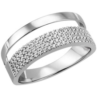 FIRETTI Fingerring »Schmuck Geschenk Silber 925 Silberring Ring Pavé-Optik