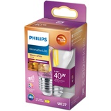 Philips LED Classic Mini-ball 3.4W/922-927 40W Clear WarmGlow Lampe, 40 W, Tropfenform dimmbar,