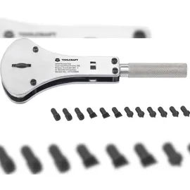 TOOLCRAFT Uhrengehäuseöffner mit silberner Farbe